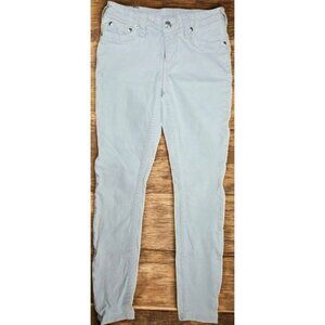 True Religion World Tour Womens White Skinny Jeans 28x28